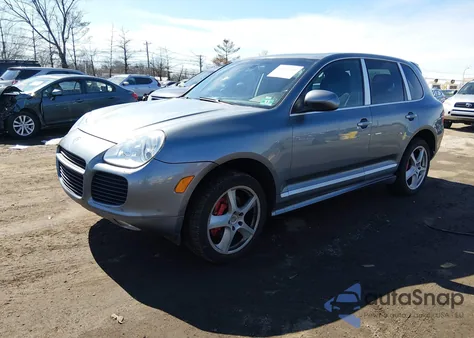 2005 Porsche Cayenne Turbo z USA, uszkodzony, nr VIN WP1AC29P95LA92320